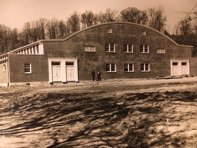 Mary E. Mars Gymnasium just after completion.