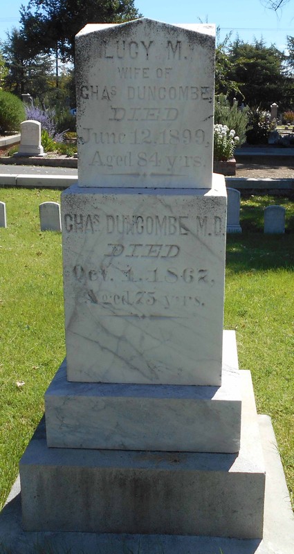 The grave of Charles Duncombe 