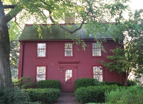 The Birthplace of Nathaniel Hawthorne (Photo courtesy of Historic Buildings of Massachusetts)