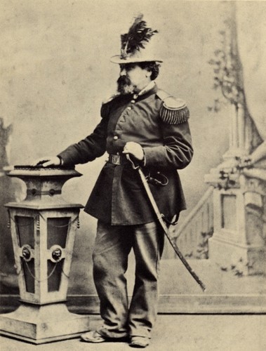 Emperor Norton I in full regalia 