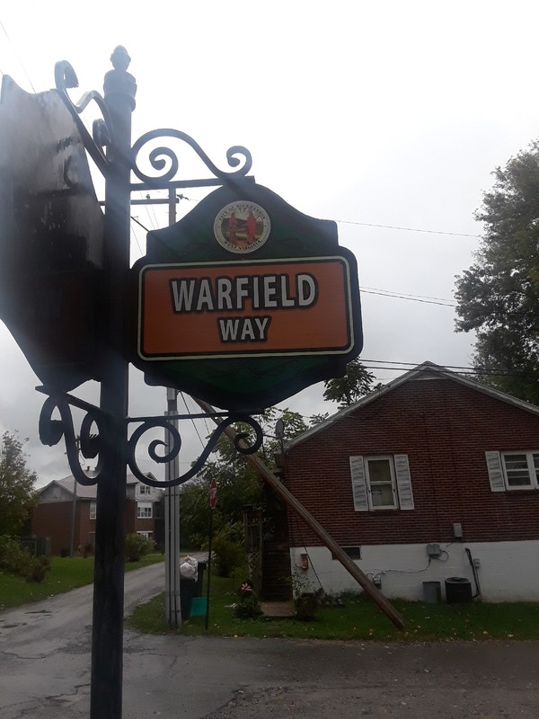 In addition to the plaque, a street near West Virginia Wesleyan was named in Warfield's honor. 