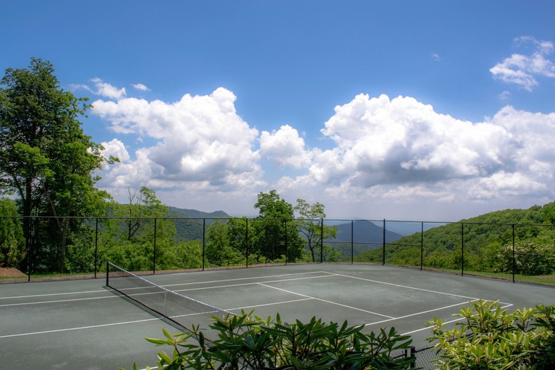 Tennis court on the estate