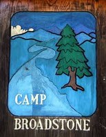 Camp Broadstone sign