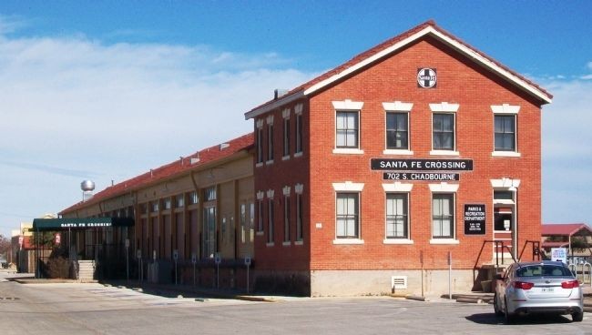 The Santa Fe Railway Freight Depot was built in the mid-1920s.