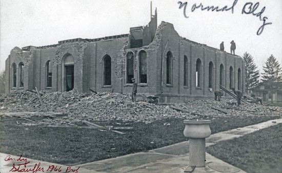 Demolition of Normal School Building 1913