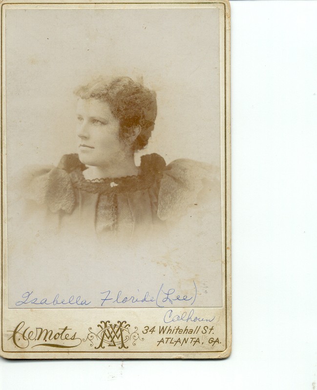 Floride Isabella Lee, Clemson granddaughter, much of the furniture in this room is connected to her