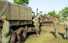 Vietnam Reenactment done by the National United States Armed Forces Museum