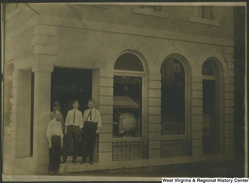 First National Bank, circa 1910. Source: WV History OnView.