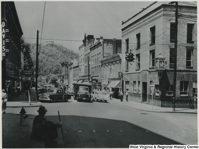 First National Bank, circa 1950. Source: WV History OnView.