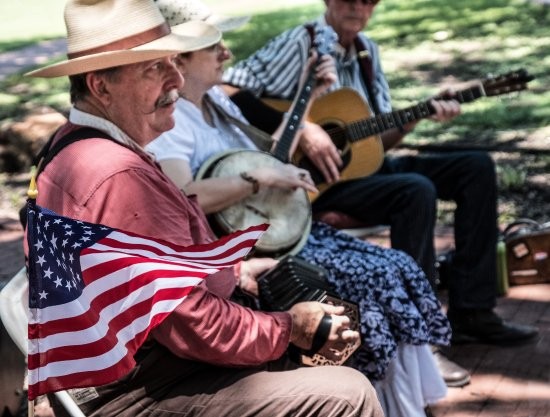 Hat, Musical instrument, Guitar, Sun hat