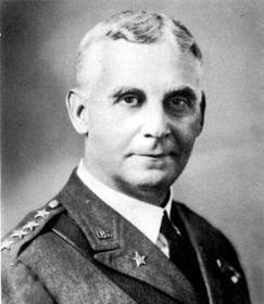 Portrait of Major General Charles P. Summerall, one of the leading visionaries of the First Division Monument. Courtesy of the United States Army (public domain). 