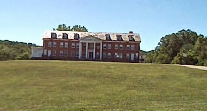 The street-view of the Industrial Home shows the vacant home before it was demolished.