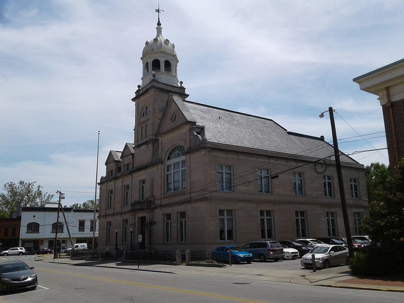 Old Federal Building, or Old United States Courthouse and Post Office, in Frankfort, Kentucky.