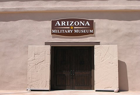 The front door of the Arizona Military Museum