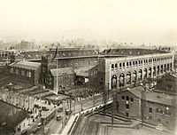  Upon completion in 1922.

Digital Image. https://commons.wikimedia.org/wiki/File:Penn_-_Franklin_Field_-_1922.jpg. 12-7-2017. Web. 11-7-2011.