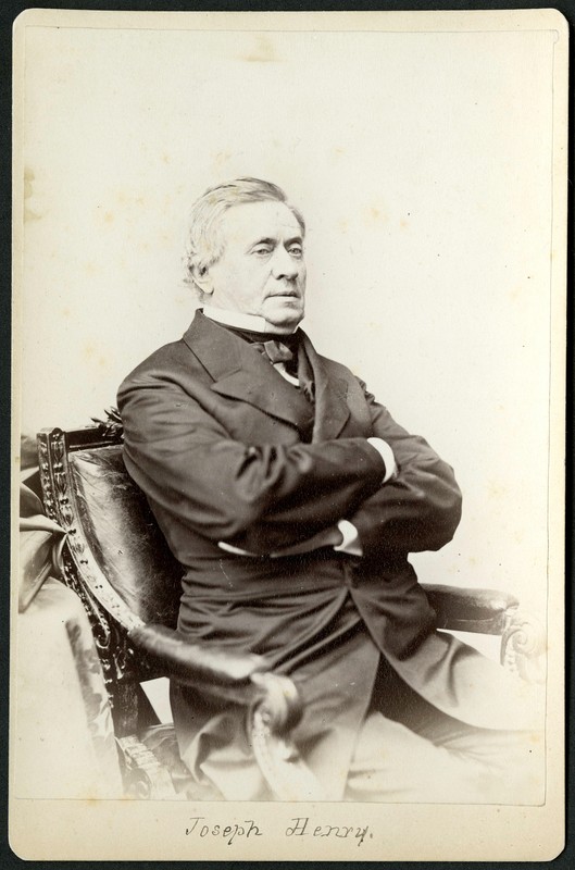 Portrait of Joseph Henry by renowned photographer Mathew Brady. Courtesy of the Smithsonian Institution Archives. 