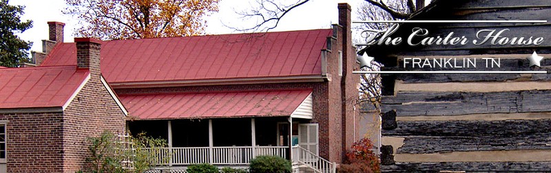 The Carter House was built in 1830 and was used as the headquarters for Union forces during the Battle of Franklin.