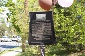 Historical Marker for Smithville Colored School, located in Colesville, Maryland