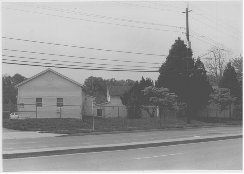 Smithville Colored School, from street view