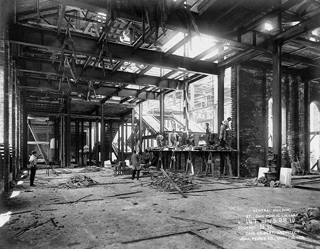 Building, Black-and-white, Beam, Industry