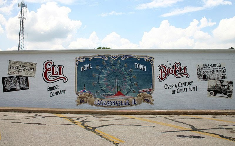 Full Picture of the Eli Bridge Co. Mural. 