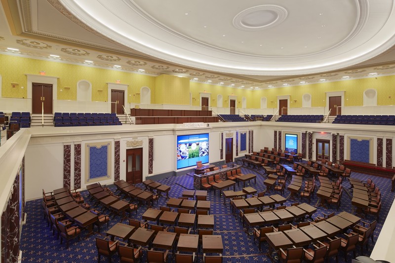 Full-scale Senate Chamber Replica inside the Institute
Source: Edward M. Kennedy Institute for the United States Senate