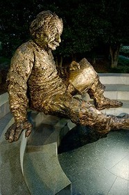 Albert Einstein Memorial Statue 