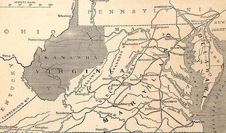 Territory of Kanawha; Proposed name of state, 1861.