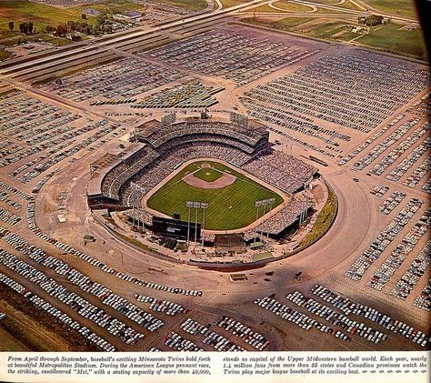 Ariel View of Metropolitan Stadium