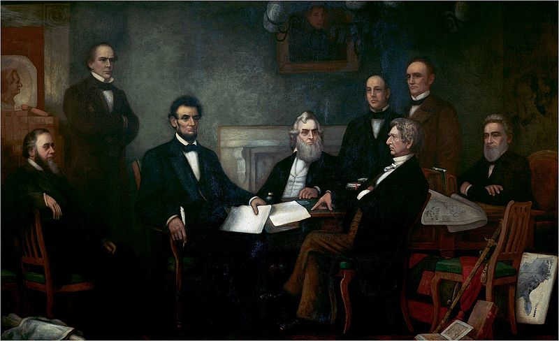 Abraham Lincoln and other members of the Whig party