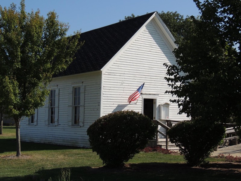 Outside of One-Room Schoolhouse/Hensley Town Hall