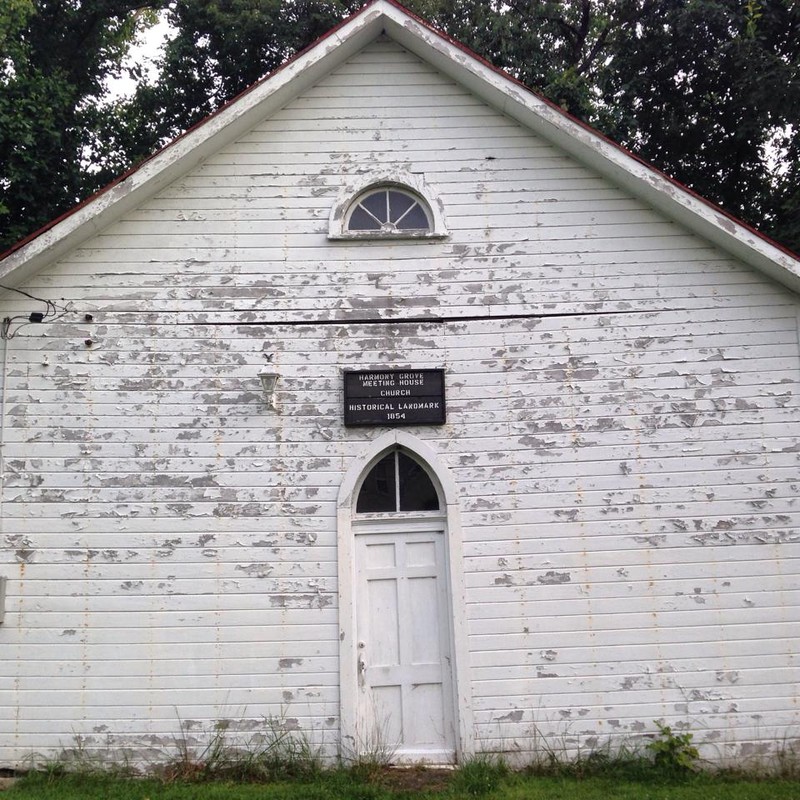 Front view of building.