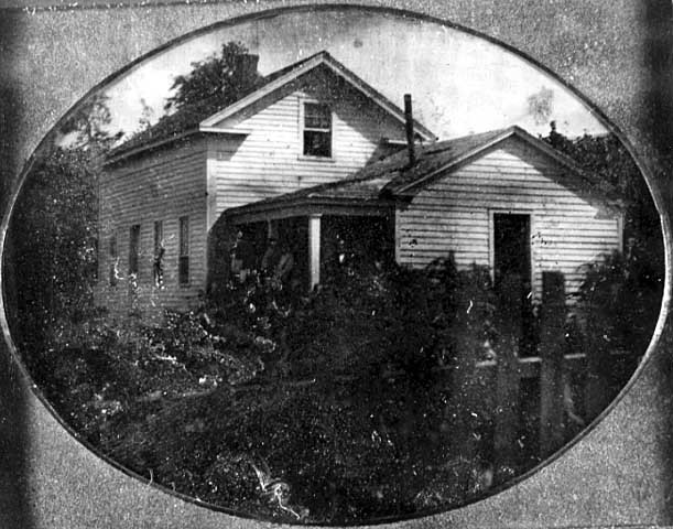 The house as it looked in 1855, five years after construction