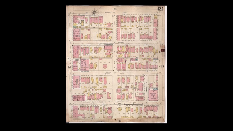 Sanborn Map downtown Kansas City