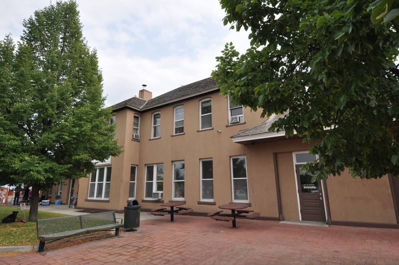 The Great Northern Railway Depot was first built in 1892 and extensively renovated in 1928. It now house the Kalispell Chamber of Commerce.