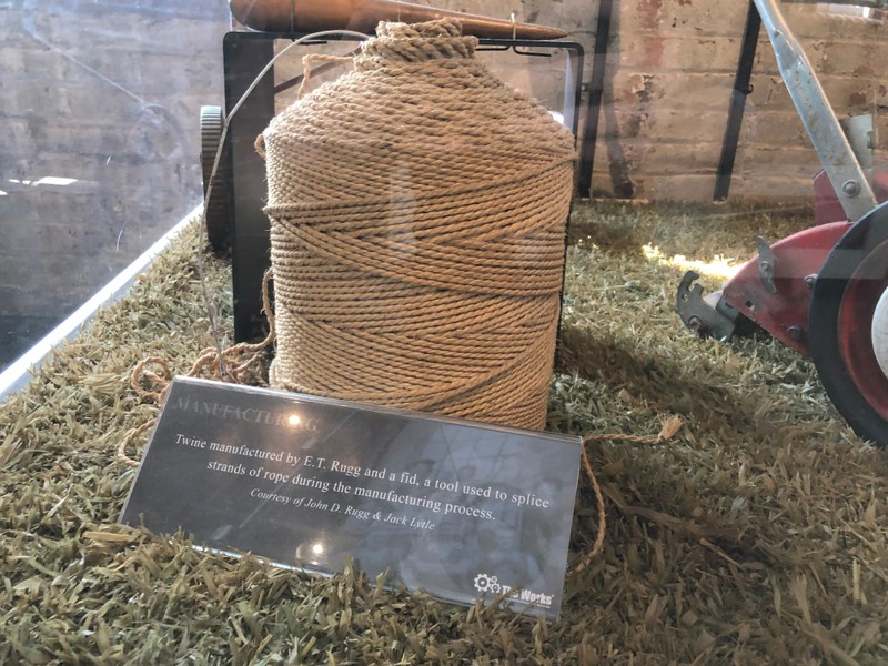 Rope produced by E.T. Rugg Company.