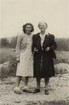 As a young mill worker in 1925, Amy Hooker (right) led a strike and "dressed down American Thread."