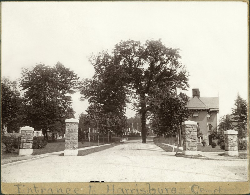 The same entrance from a c.1920 photograph.  