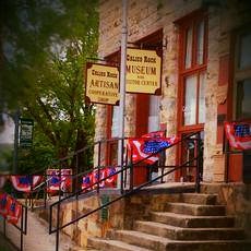 A view of the Calico Rock Museum Heritage & Visitor Center along Main Street in Calico Rock.