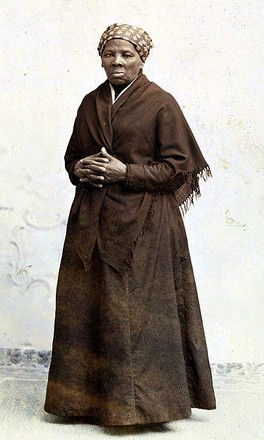 Portrait of Harriet Tubman.