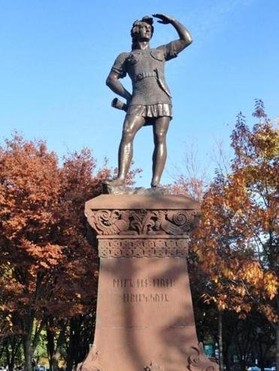 Leif Erikson Memorial Statue found on the Commonwealth Avenue Mall