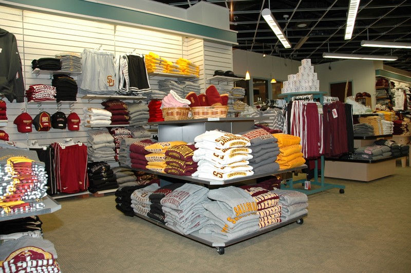 SU Bookstore Clothing Rack