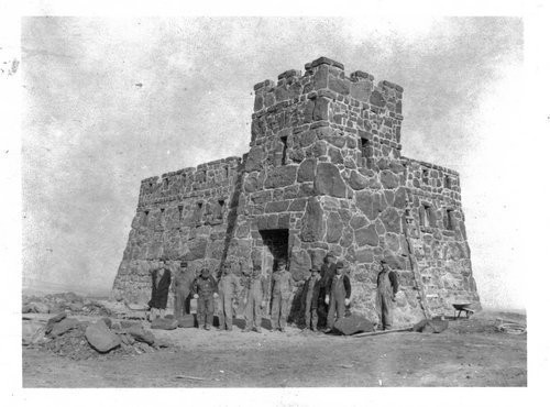 Exterior view of the castle from its completion in 1936.
