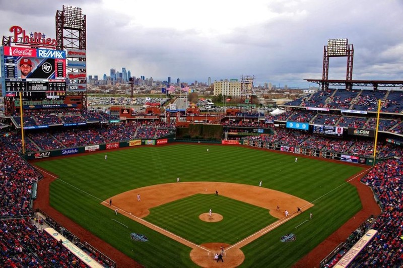 Citizens Bank Park Baseball Field. Courtesy of Philadelphia Phillies/ MLB