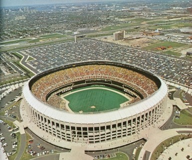Veterans Stadium, the former home to the Philadelphia Phillies. Courtesy of the MLB