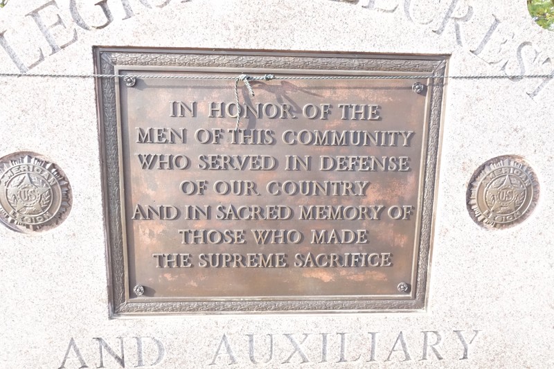 Photo of plaque