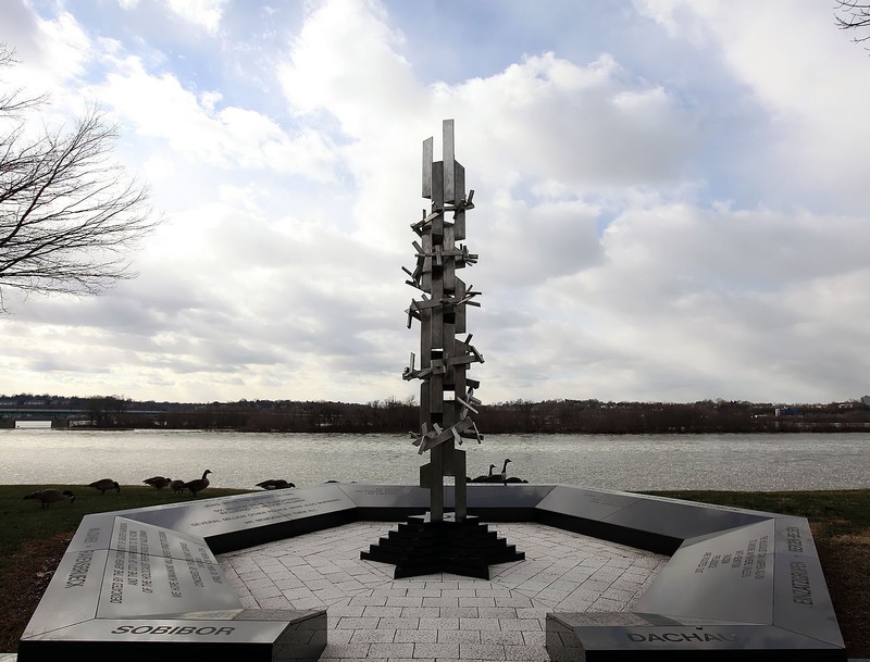 The Holocaust Memorial stands along the banks of the Susquehanna River in Harrisburg.