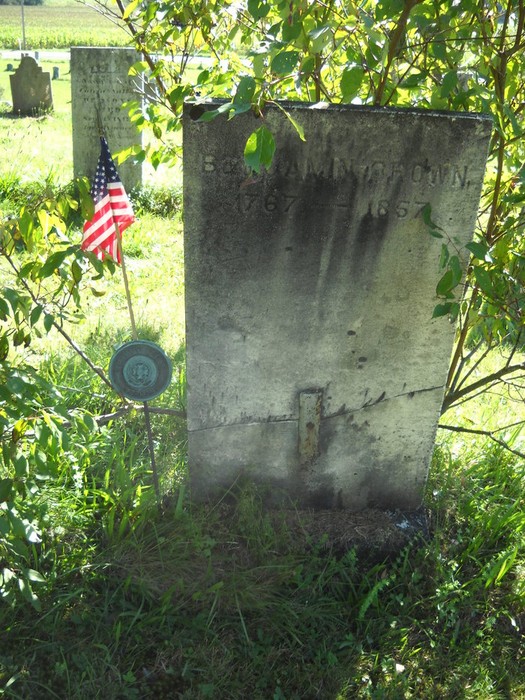 Benjamin Brown grave stone. 