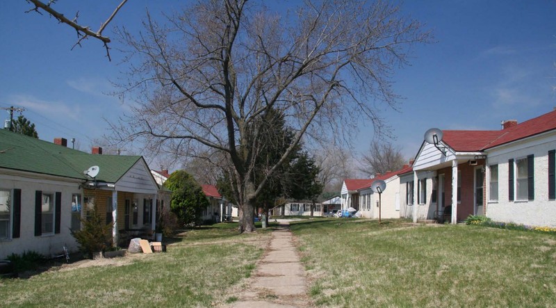 2014 photo of Sunflower Village, now known as Clearview City in De Soto, Kansas.