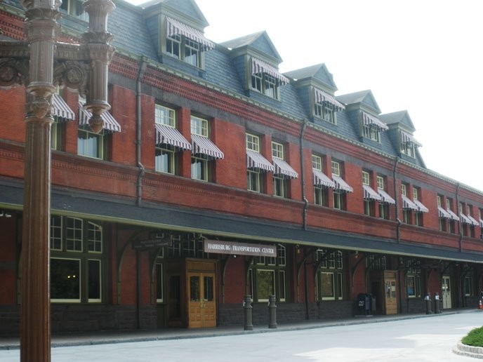 The main section of the Harrisburg Transportation Center was completed in 1887.